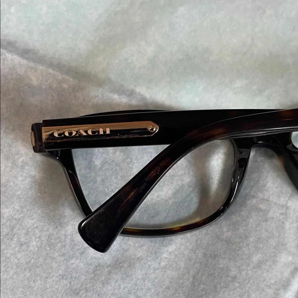 Coach Women's Glasses in Brown Pattern - Picture 4 of 6